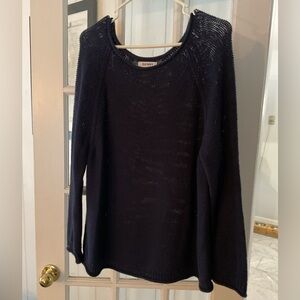 WOMENS NAVY KNIT SWEATER…XL
